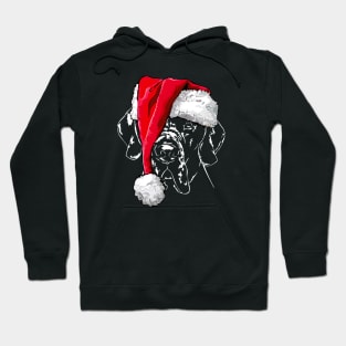 Santa Great Dane Christmas dog gift Hoodie